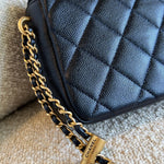 CHANEL Handbag 21K My Perfect Bag Iridescent Black Caviar Quilted AGHW -Knockoff
