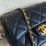 CHANEL Handbag 21K My Perfect Bag Iridescent Black Caviar Quilted AGHW -Knockoff
