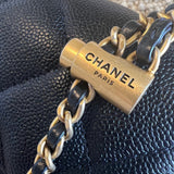 CHANEL Handbag 21K My Perfect Bag Iridescent Black Caviar Quilted AGHW -Knockoff
