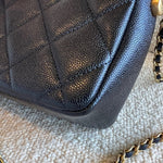 CHANEL Handbag 21K My Perfect Bag Iridescent Black Caviar Quilted AGHW -Knockoff
