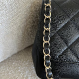 CHANEL Handbag 21P Black Caviar Quilted Medium Business Affinity LGHW -Knockoff
