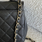 CHANEL Handbag 21P Black Caviar Quilted Medium Business Affinity LGHW -Knockoff
