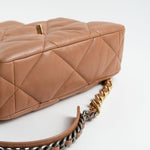 CHANEL Handbag 21P Caramel Lambskin Quilted 19 Flap Large Mixed Hardware -Knockoff
