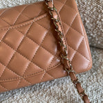 CHANEL Handbag 21P Mini Rectangular Caramel Lambskin Quilted Flap LGHW -Knockoff
