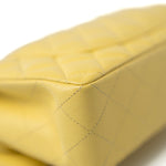 CHANEL Handbag 21P Yellow Caviar Quilted Classic Flap Small Light Gold Hardware -Knockoff
