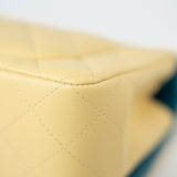 CHANEL Handbag 21P Yellow Lambskin Quilted Mini Rectangular Single Flap Blue Interior / Rainbow Hardware -Knockoff
