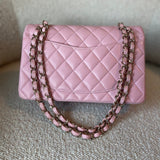 CHANEL Handbag 21S Light Pink Lambskin Quilted Classic Flap Small -Knockoff
