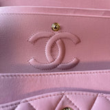 CHANEL Handbag 21S Light Pink Lambskin Quilted Classic Flap Small -Knockoff
