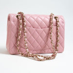 CHANEL Handbag 21S Light Pink Lambskin Quilted Classic Flap Small -Knockoff
