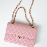 CHANEL Handbag 21S Light Pink Lambskin Quilted Classic Flap Small -Knockoff
