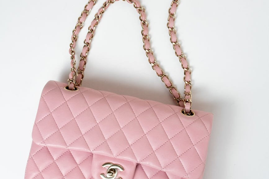 CHANEL Handbag 21S Light Pink Lambskin Quilted Classic Flap Small -Knockoff
