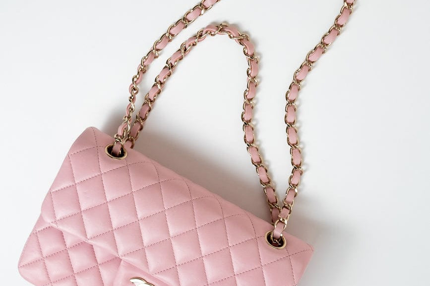 CHANEL Handbag 21S Light Pink Lambskin Quilted Classic Flap Small -Knockoff
