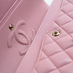 CHANEL Handbag 21S Light Pink Lambskin Quilted Classic Flap Small -Knockoff
