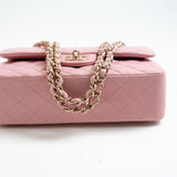 CHANEL Handbag 21S Light Pink Lambskin Quilted Classic Flap Small -Knockoff
