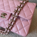 CHANEL Handbag 21S Light Pink Lambskin Quilted Classic Flap Small -Knockoff
