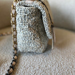 CHANEL Handbag 21S Oreo Tweed Quilted 19 Flap Small Mixed Hardware -Knockoff
