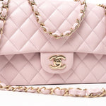 CHANEL Handbag 21S Pink Clair Caviar Classic Flap Quilted Medium LGHW -Knockoff
