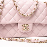 CHANEL Handbag 21S Pink Clair Caviar Classic Flap Quilted Medium LGHW -Knockoff
