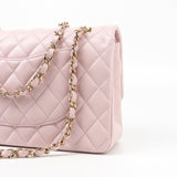 CHANEL Handbag 21S Pink Clair Caviar Classic Flap Quilted Medium LGHW -Knockoff
