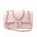 CHANEL Handbag 21S Pink Clair Caviar Classic Flap Quilted Medium LGHW -Knockoff
