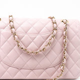 CHANEL Handbag 21S Pink Clair Caviar Classic Flap Quilted Medium LGHW -Knockoff
