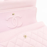 CHANEL Handbag 21S Pink Clair Caviar Classic Flap Quilted Medium LGHW -Knockoff
