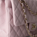 CHANEL Handbag 21S Pink Clair Caviar Classic Flap Quilted Medium LGHW -Knockoff
