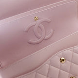 CHANEL Handbag 21S Pink Clair Caviar Classic Flap Quilted Medium LGHW -Knockoff
