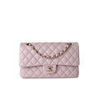 CHANEL Handbag 21S Pink Clair Caviar Classic Flap Quilted Medium LGHW -Knockoff
