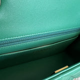 CHANEL Handbag 22A Green Mini Rectangular Lambskin Quilted LGHW -Knockoff
