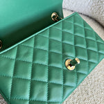 CHANEL Handbag 22A Green Mini Rectangular Lambskin Quilted LGHW -Knockoff
