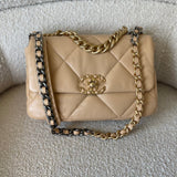 CHANEL Handbag 22C Beige Clair 19 Flap Small MHW -Knockoff
