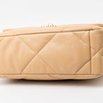 CHANEL Handbag 22C Beige Lambskin Quilted 19 Flap Small Mixed Hardware -Knockoff
