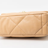 CHANEL Handbag 22C Beige Lambskin Quilted 19 Flap Small Mixed Hardware -Knockoff
