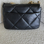 CHANEL Handbag 22C Black Lambskin Quilted 19 Flap Small MHW -Knockoff
