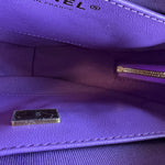 CHANEL Handbag 22C In Love Purple Lambskin Large Heart Bag LGHW -Knockoff
