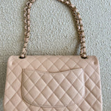 CHANEL Handbag 22C Light Beige Caviar Quilted Classic Flap Medium LGHW -Knockoff
