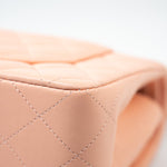 CHANEL Handbag 22C Rose Clair Pink/ Beige Lambskin Quilted Small Double Flap Light Gold Hardware -Knockoff
