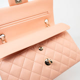 CHANEL Handbag 22C Rose Clair Pink/ Beige Lambskin Quilted Small Double Flap Light Gold Hardware -Knockoff
