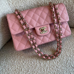 CHANEL Handbag 22C Sakura Pink Caviar Quilted Classic Flap Small LGHW -Knockoff
