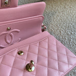 CHANEL Handbag 22C Sakura Pink Caviar Quilted Classic Flap Small LGHW -Knockoff
