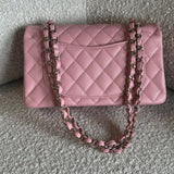 CHANEL Handbag 22C Sakura Pink Caviar Quilted Classic Flap Small LGHW -Knockoff
