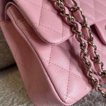 CHANEL Handbag 22C Sakura Pink Caviar Quilted Classic Flap Small LGHW -Knockoff
