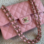 CHANEL Handbag 22C Sakura Pink Caviar Quilted Classic Flap Small LGHW -Knockoff
