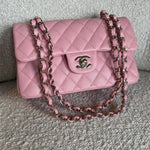 CHANEL Handbag 22C Sakura Pink Caviar Quilted Classic Flap Small LGHW -Knockoff
