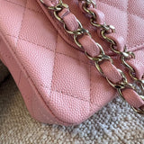 CHANEL Handbag 22C Sakura Pink Caviar Quilted Classic Flap Small LGHW -Knockoff
