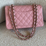 CHANEL Handbag 22C Sakura Pink Caviar Quilted Classic Flap Small LGHW -Knockoff
