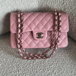 CHANEL Handbag 22C Sakura Pink Caviar Quilted Classic Flap Small LGHW -Knockoff
