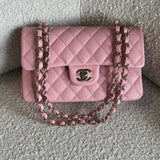 CHANEL Handbag 22C Sakura Pink Caviar Quilted Classic Flap Small LGHW -Knockoff
