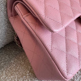 CHANEL Handbag 22C Sakura Pink Caviar Quilted Classic Flap Small LGHW -Knockoff
